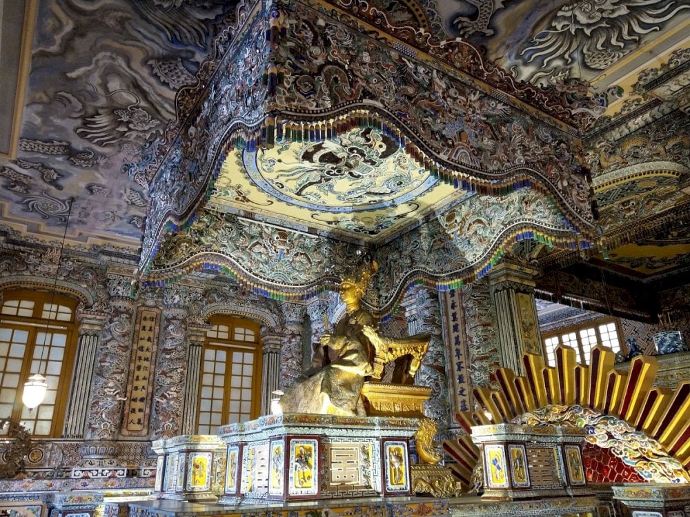 The tomb of Dong Khanh is also one of the heritage sites within the Hue Imperial Complex